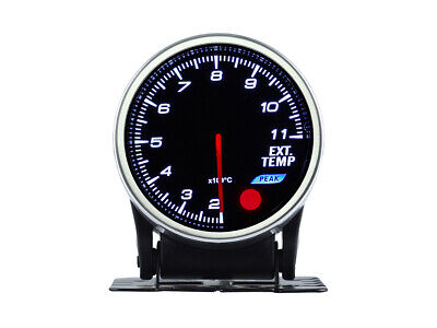 Manometro Analogico Temperatura Gas di Scarico Exhaust Temp Gauge 52mm 12V Auto