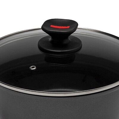 Casseruola Induzione Fonda Antiaderente Con Coperchio Diametro 24cm Spessore