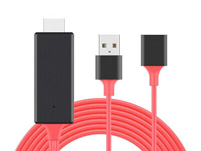 Adattatore Da USB Femmina A HDMI HDTV Cavo 2 Metri Per Smartphone Tablet TV