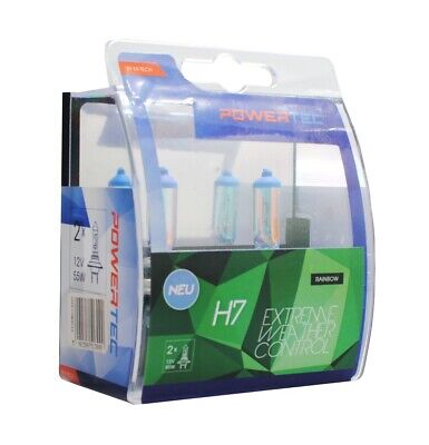 coppia lampade lampadine alogene Powertec Extreme Weather Control H7 12V DUO