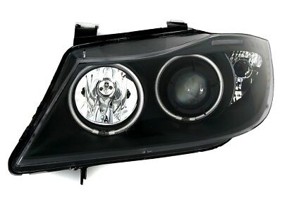 Coppia Fari Fanali Anteriori CCFL Angel Eyes Fari 3er E90/E91