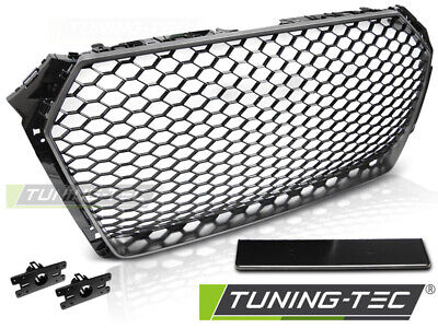 GRILLE SPORT MATT GRAY SILVER fits A4 B9 15-19