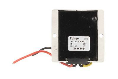 Alimentatore Step Down Convertitore DC-DC 20A Da DC 10-35V a 5V Fulree <p