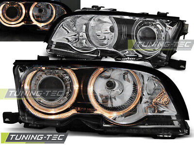 FARI ANGEL EYES CROMATI per E46 09.01-03.03 COUPE CABRIO