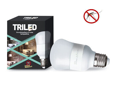 Lampada Led E27 Anti Zanzara Repellente 8W A60 AC110V 220V CCT 1800K 3800K 5800