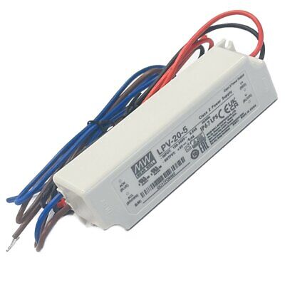 MeanWell LPV-20-5 Alimentatore Trasformatore CV 20W 5V 3A Impermeabile IP67