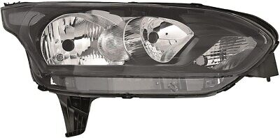 Faro fanale anteriore destro TRANSIT CONECT 13- nero VALEO H7/H15 con motor