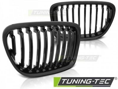 Coppia Griglie Calandra Anteriore Tuning X1 E84 10.2009-8.2012 Nero LUCIDO
