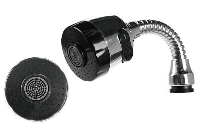 Aeratore Rubinetto Per Lavandino Con Prolunga Cannuccia Flessibile Lungo 5cm 2