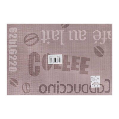 4 Pezzi Tovagliette in PVC+Poliestre Antiscivolo Impermeabilie Resistente al