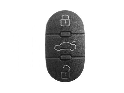 Gommino 3 Tasti per Chiave Auto Telecomando A1 A3 A4 A5 A6 A8 Q5 Q7 <p>
