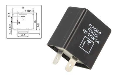 Flasher LED Lampeggiatore Rele Relay 2 PIN 12V (modello FLL55F) Frecce Moto