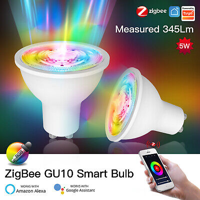 Lampadina Termoplastica ZigBee3.0 Lampada Faretto Led GU10 5W WiFi RGB