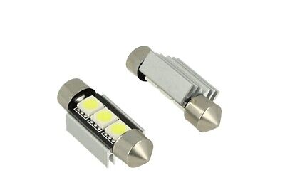 24V Lampada Led Siluro Canbus T11 C5W 36mm 3 SMD 5050 Colore Giallo Arancione