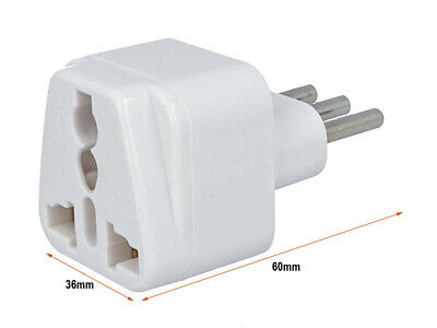 Convertitore Adattatore Da Spina Italiana 2P+T 10A A Presa UK USA AUS CN