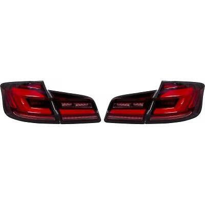 Coppia Fari Fanali Posteriori Tuning Fibra led LTI dinamici bmw 5 F10 2010-2017