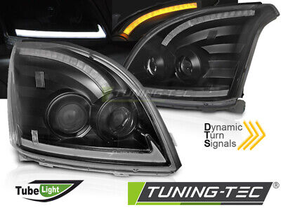 Coppia fari fanali anteriori tuning led freccia dinamica LAND CRUISER 120 03-09