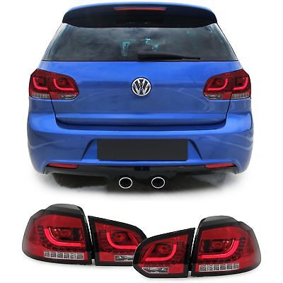 Coppia kit Fari Fanali Posteriori Tuning Full LED Golf VI 6 2008 > 2012 ROSSI