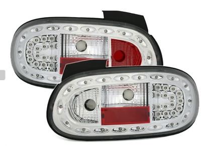 Coppia Fari Fanali Posteriori TUNING MX5 NB 1998 > 2005 CROMATI