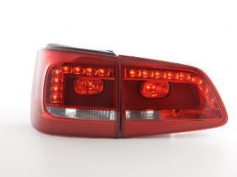 Coppia Fari Fanali Posteriori Tuning LED LTI Touran 11- rosso/chiaro