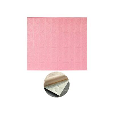 10 PZ Carta da Parati 3D Rosa Pannelli Autoadesivi Per Pareti Muri Wallpaper