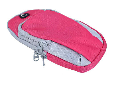 Borsa da Braccio Sportiva Sacchetto Bracciale Porta Cellulare Con Uscita Cavo