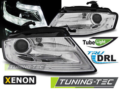 FARI XENON TRUE DRL CROMATI per A4 B8 04.08-11
