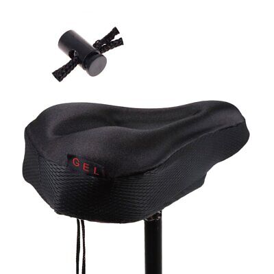 Coprisella 26,5x18,5cm per Bici, Coprisedile Morbido e Largo Bicicletta,