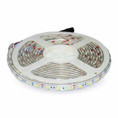 Bobina Led 300 SMD 5050 12V 10.8W/M Caldo 3000K IP65 Impermeabile 5 Metri Ungue
