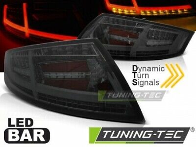Coppia Fari Fanali Posteriori Tuning TT 04.06-02.14 vetro Fume' LED BAR