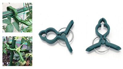 5 Pezzi Clips per Piante Sostegno Rampicanti Pinze a Morsetti Giardino 38mm