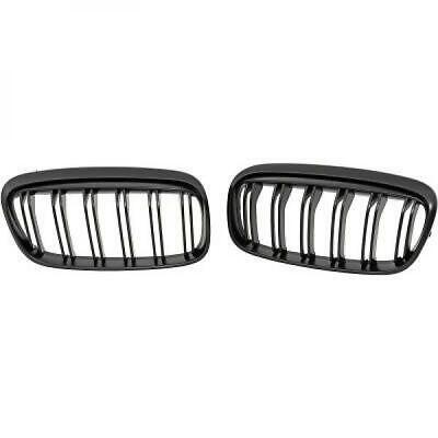 Calandra griglia TUNING Serie2 Tourer Active 2012-2015 nera opaca doppi list