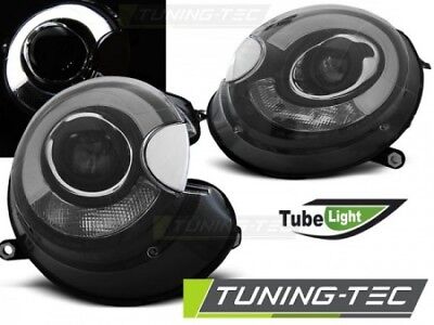 Coppia Fari Fanali Anteriori Tuning COOPER r56/r57 06-14 TUBE LIGHT