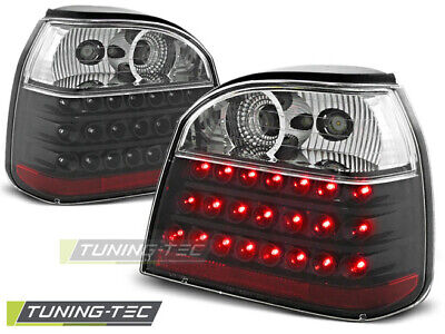 FANALI POSTERIORI A LED NERI per GOLF 3 09.91-08.97