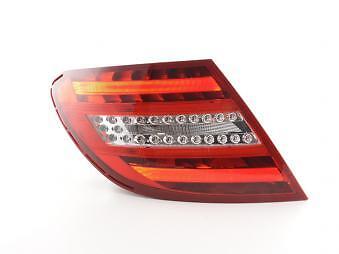 Coppia Fari Fanali Posteriori Tuning LED LTI classe C W204 06-11 rosso/