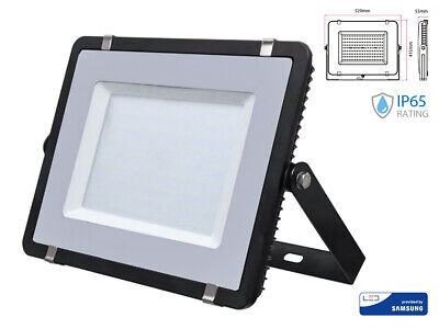 Faro Led Flood Light 300W IP65 Bianco Freddo Super Slim 55mm Carcassa Nera