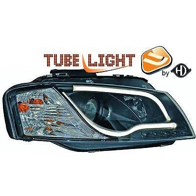 Coppia Fari Fanali Anteriori Tuning Dayline TUBELIGHT A3 8P 8PA 03-08 Alogeni
