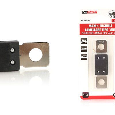 Fusibile Piatto Mega Grande Tipo ANL 68,7X16,3X9mm 12V 24V 125A