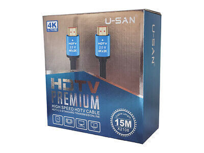 Cavo HDMI 4K Professionale 15 Metri HDTV Alta Velocita Per Videocamera Monitor