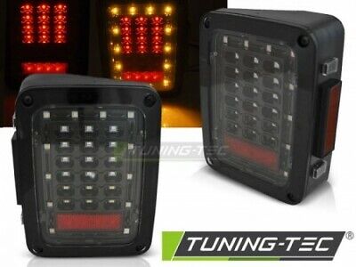 Coppia Fari Fanali Led Tuning WRANGLER JK 07-18 LED NERO