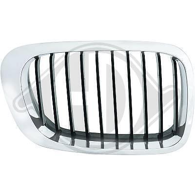 Griglia Mascherina calandra DESTRA Serie 3 E46 99-03 coupe'/cabrio CROMATA