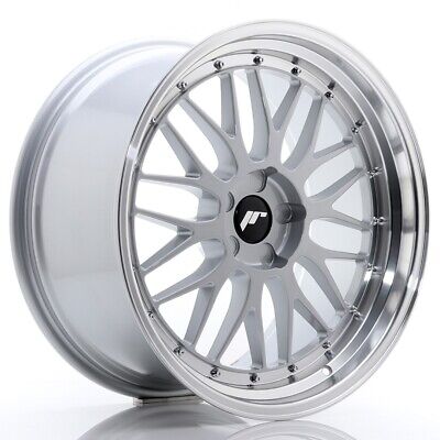 Cerchi JR JR23 20x10 ET38 5x120 Hyper Silver con labbro lavorato