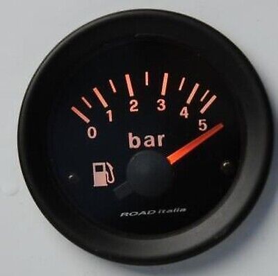 Calibrador de Presión Herramienta Road Retroiluminado Gasolina 0-5 BAR C / Sonda