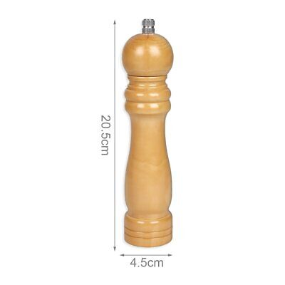 Macinapepe In Legno Macina Pepe e Sale Colore Beige 20,5cm <ul><li>Macinapepe