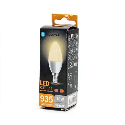 Lampada Led E14 C37 10W 935LM 3000K 37X110mm <ul><li><strong>Lampada