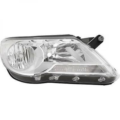 Faro anteriore DESTRO DX TIGUAN 07-04/11 con motor reg el H7/H7 DEPO 5N1941032AB