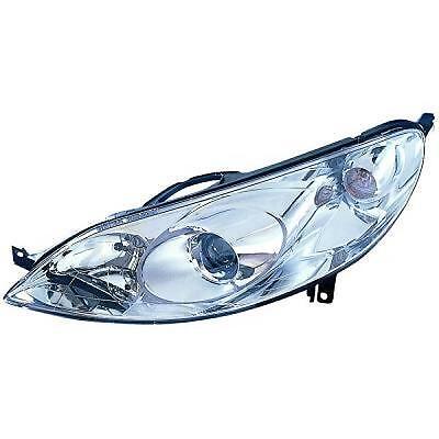 Faro fanale anteriore Destro 407 04- TYC H7+H1 per reg elettrica