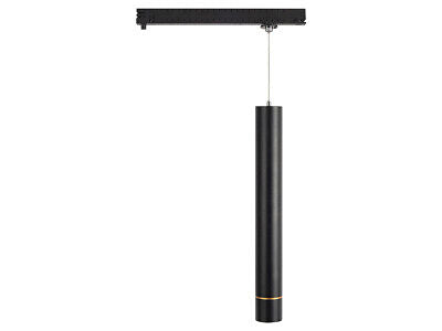 Lampada Led A Sospensione Cilindro 5W Colore Nero Luce Caldo 2700K Angolo 30