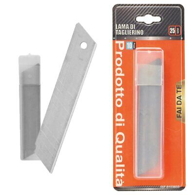 10 Pezzi Lame Di Ricambio 25mm Per Taglierini Grande <ul><li>Lame Da