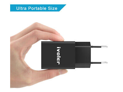 Caricatore ricarica USB Veloce Fast Charger Caricabatteria Alimentatore 5V 2.4A